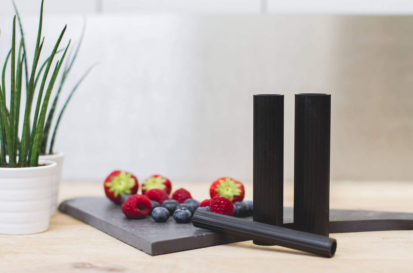 Cream Cone Cylindrical | Ribbed