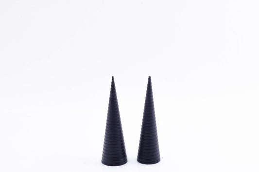 Cream Cone Conical | Ribbed